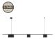 PORI Seven-Times Pendelleuchte GU10 ML0370 schwarz