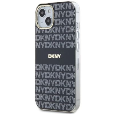 2. DKNY IML Mono & Stripe MagSafe Hülle für iPhone 15/14/13 – Schwarz