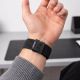 4. Tech-Protect Nylon-Armband mit Verschluss für Samsung Galaxy Watch 40/44/46 mm – Schwarz