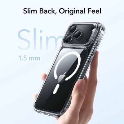 5. ESR Classic Hybrid Kickstand MagSafe Case für iPhone 17 Pro Max - Transparent