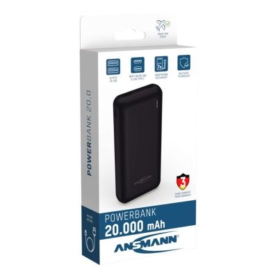 11. Ansmann PB212 Lithium-Polymer-Akku (LiPo) 20000 mAh Schwarz