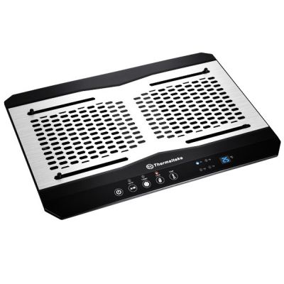 Laptop-Kühlpad Thermaltake Massive TM CL-N002-PL12BL-A (17.x Zoll; 2 Lüfter; Hub)