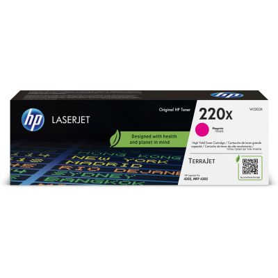 13. Original HP 220X LaserJet Magenta Tonerkartusche