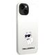 4. Karl Lagerfeld Choupette-Silikonhülle für iPhone 14 Plus – Weiß