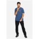 8. Herren-T-Shirt VIKING Lenta Bamboo Light Man, marineblau