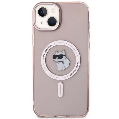 3. Karl Lagerfeld IML Choupette MagSafe Hülle für iPhone 15 Plus – Rosa