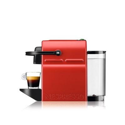 8. Krups Nespresso Inissia XN1005 Kapselkaffeemaschine (1260W; rot)