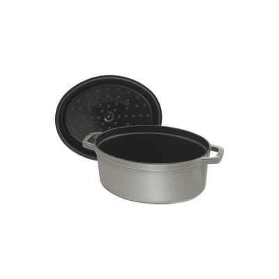 3. ZWILLING STAUB LA COCOTTE 5,5 l ovaler gusseiserner Bräter