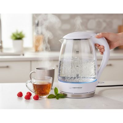10. Esperanza Salto Angel EKK011W Wasserkocher (2200W 1,7l; weiß)