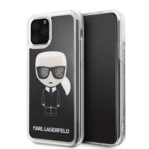 Karl Lagerfeld Iconic Glitter iPhone 11 Pro Hülle – Schwarz