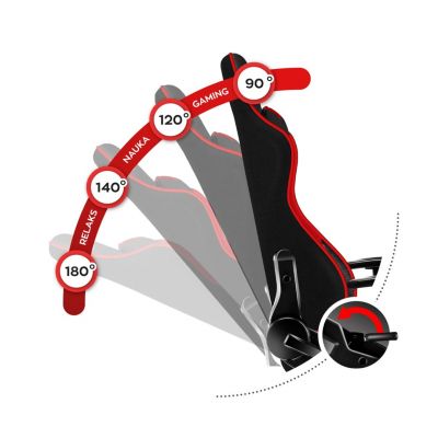 10. HZ-Ranger 6.0 Gaming-Stuhl aus rotem Netzgewebe für Kinder