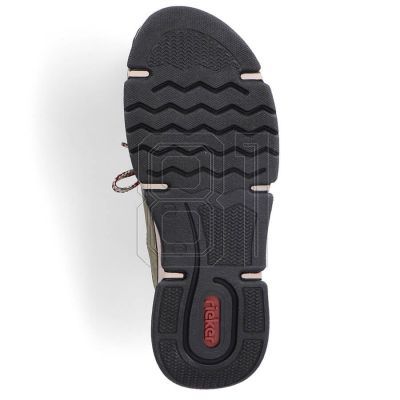 22. Bequeme Rieker W RKR610 grüne Schuhe