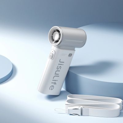 6. Jisulife Handventilator Life9 3600mAh Tragbarer Mini-Gebläse-USB-Ventilator - Grau
