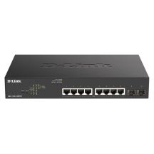 D-Link DGS-1100-10MPV2 Managed L2 Gigabit Ethernet (10/100/1000) PoE-Unterstützung 1 HE Schwarz