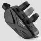 2. Rockbros Fahrradtasche, starr, Rahmen, Oberrohr, 1,4 l, Schwarz