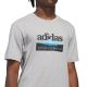 4. adidas Sportsman Mountain Graphic Herren-T-Shirt Hellgrau KC9253