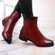 10. Jezzi W JEZ52G rote isolierte Stiefeletten mit Verzierungen