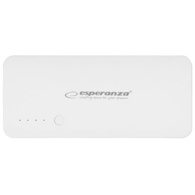 4. Esperanza Radium EMP106WE Powerbank (8000 mAh; microUSB, USB 2.0; weiß)