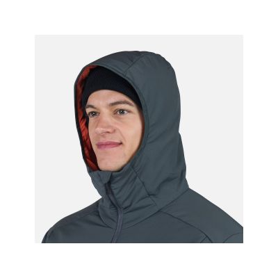4. Rossignol Opside Hoodie Warm Jacke, grau