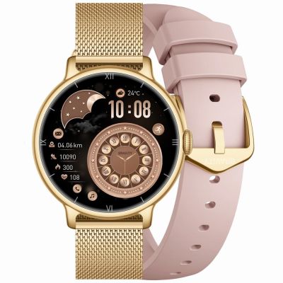 14. Smartwatch Gravity Gold Strap + Bracelet GT33-1