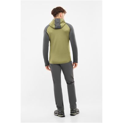 VIKING Birger Herren-Kapuzenpullover, grün und grau, XXXL