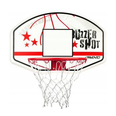 Avento Basketballbrett mit Korb, wasserdicht, zur Wandmontage, 90 x 60 cm – 47RB-WHT