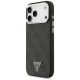 2. Guess 4G Triangle Logo MagSafe Hülle für iPhone 17 Pro Max / 18 Pro Max - Schwarz & Silber