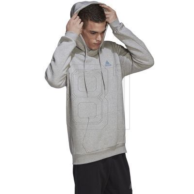 2. adidas Stadium Fleece Badge of Sport Hoodie M HC5869