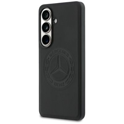 2. Mercedes Vintage Logo MagSafe Hülle für Samsung Galaxy S26 - Schwarz
