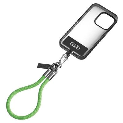 2. Audi Crossbody-Schlüsselband Universal 28 cm x 8 mm – Grün