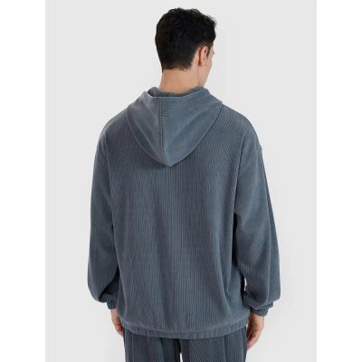 3. Herren Sweatshirt mit Kapuze, offen, 4F 4FRSS25TSWSM2181-22S