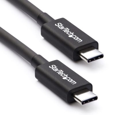StarTech.com TBLT3MM2M Thunderbolt-Kabel 2 m 20 Gbit/s Schwarz