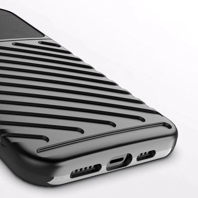 11. Thunder Case Flexibel Robuste Panzer Handyhülle TPU Schutzhülle für iPhone 13 Pro Max blau
