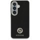 3. Guess Strass-Logo-Hülle mit rundem Design für Samsung Galaxy S26+ - Schwarz