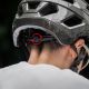 3. Rockbros LK-67 Jugend-Fahrradhelm mit abnehmbarem Visier 54–58 cm – Grau