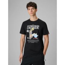 Herren-T-Shirt mit Aufdruck, regulär, Größe 4F 4FRSS26TTSHM3811-20S