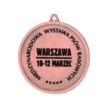 Bronzemedaille – Lauf – lasergravierte Stahlmedaille – RMI