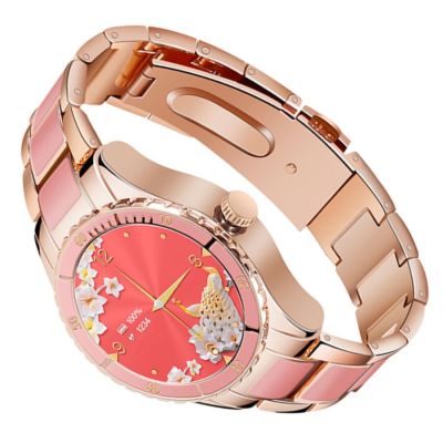 3. Rubicon RNCE82 Pink Damen-Smartwatch