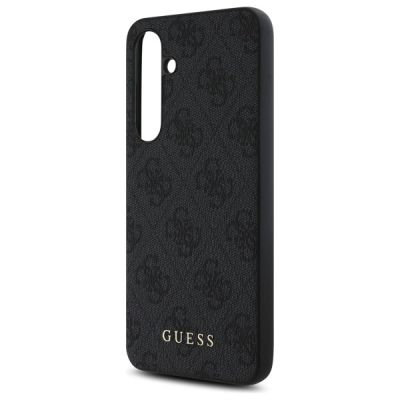 6. Guess GUHCS24FEG4GFGR S24 FE S721 grau/graues Hardcase 4G Metal Gold Logo
