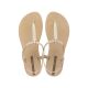 6. Ipanema Sandal Class Damen Flip-Flop Sandalen, Hellbeige mit Gold