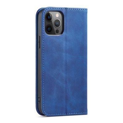 7. Magnet Fancy Case Hülle für iPhone 12 Pro Max Tasche Kartenetui Kartenständer Blau