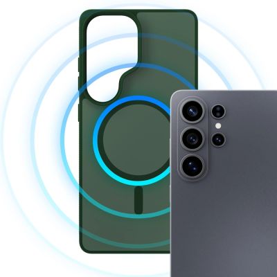 19. 3mk Smoke MagCase für Samsung Galaxy S26 Ultra - grün