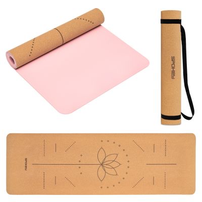 6. Spokey SAVASANA Kork-Fitnessmatte für Training und Yoga