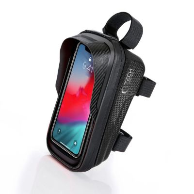 5. Tech-Protect V2 Fahrradtasche mit Platz für ein 1-Liter-Telefon – Schwarz