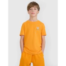 Jungen-T-Shirt mit normalem Aufdruck 4F 4FJRSS25TTSHM2642-70S