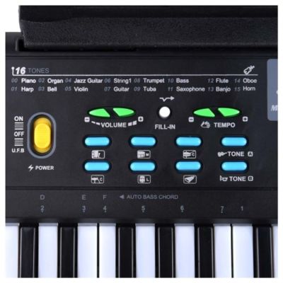 6. SUPRIMO 605 UFB – Keyboard mit Mikrofon zum Erlernen des Spielens, speziell für Kinder entwickelt