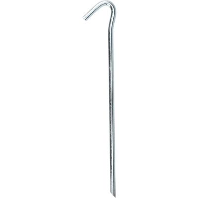 9. Zeltnägel 23 cm, Set mit 10 Metall-Rotklippen