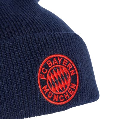 3. adidas FC Bayern München Woolie Mütze dunkelblau IA2348