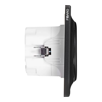 4. FIBARO Outlet Walli Typ F Intelligente Steckdose, Anthrazit (FGWOF-011-8)