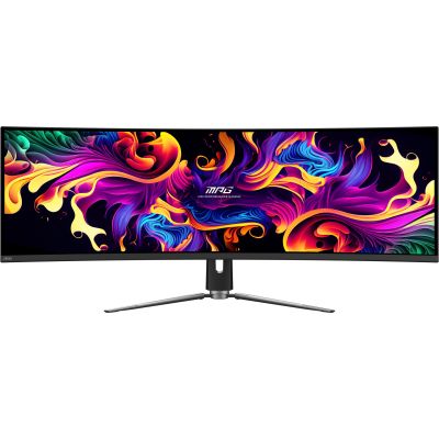 6. MSI MPG 491CQP QD-OLED-Computermonitor 124,5 cm (49 Zoll) 5120 x 1440 Pixel Dual WQHD Schwarz
